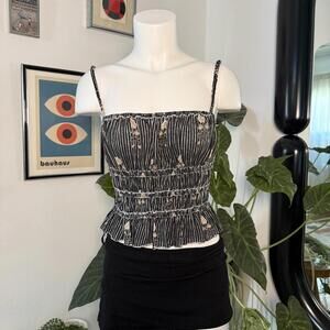 Free People | We The Free Dolce Vita Tank Black SZ Small BC535